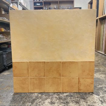 タイル / テラコッタ調×シックイペイント / 20mm角